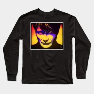 Retro Psychedelic Hannibal Colorful Poster Long Sleeve T-Shirt